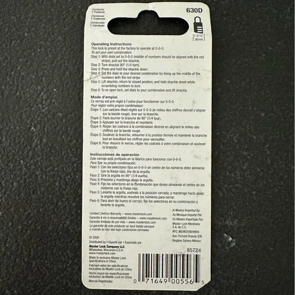 Master Lock - Picture 4 of 4